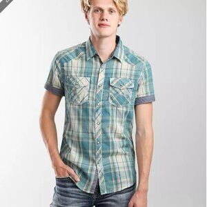 Washed Plaid Standard Shirt BKE VINTAGE